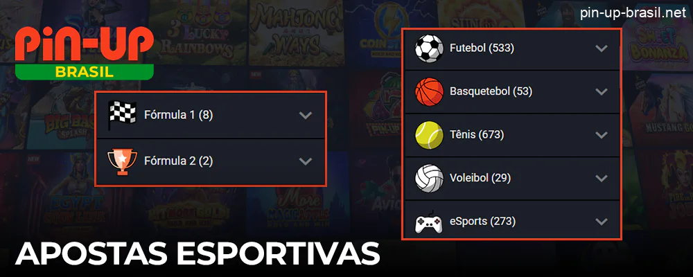 Grandes apostas desportivas no sítio web Pin Up