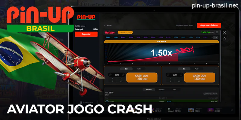 Jogar online Aviator Crash jogo em Pin-Up Brasil