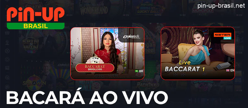 Jogar Bacará ao Vivo no Pin Up Cassino