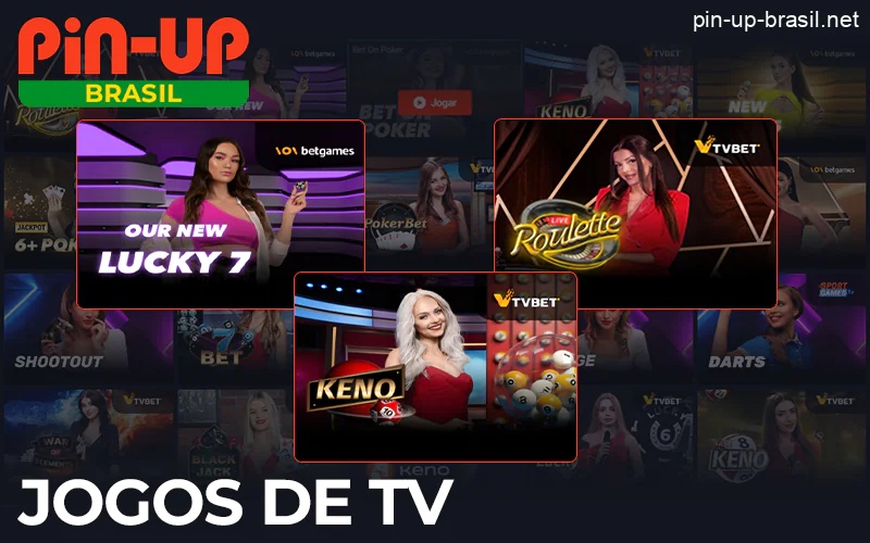 Jogos televisivos no sítio Web Pin Up para jogadores Brasileiros