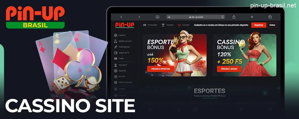 Site do Pin-Up Casino Brasil