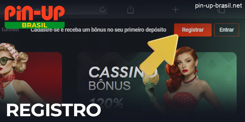 Registre-se no site do Pin Up Cassino