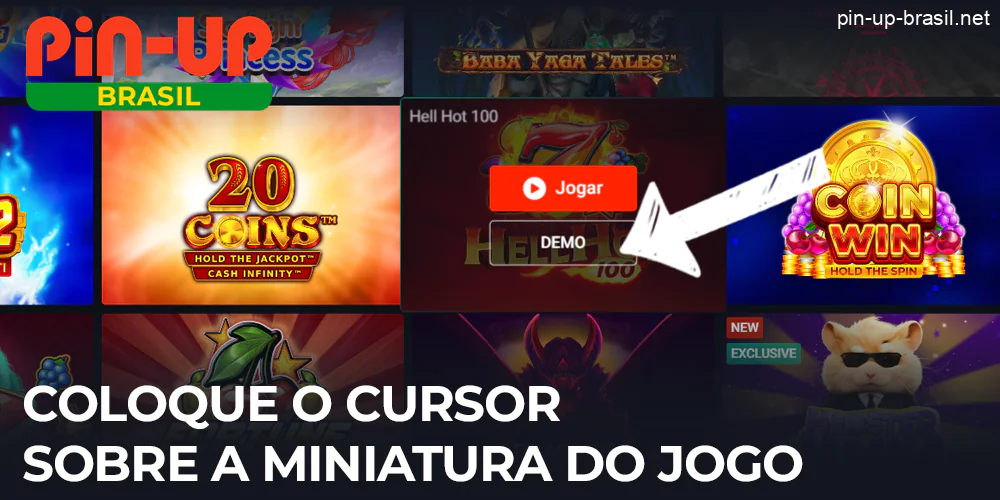 Clique na miniatura do jogo Pin Up para ver se ele está disponível no modo de demonstração